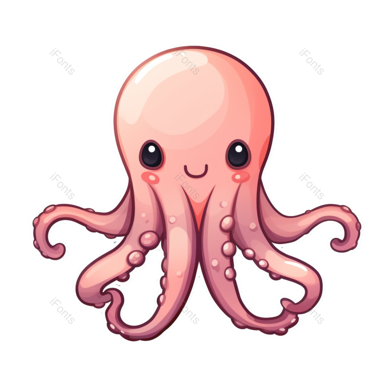 卡通图片,海洋元素,海洋生物PNG,动物免抠素材